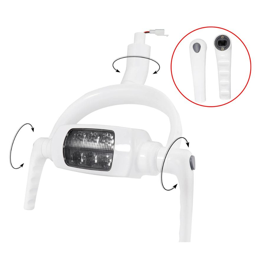 Lampe für Dentalgerät mit Temperatursensorsteuerung
