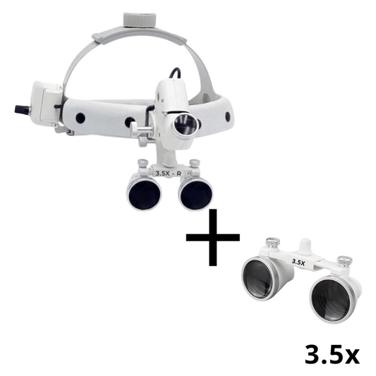 Pro Vision Lupe mit 5-Watt Stirnlampe und 3,5x Linsen