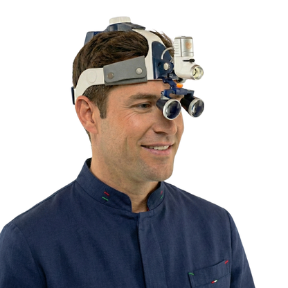 Pro Max-Lupe mit 2,5x- oder 3,5x-Linse und 80.000-Lumen-Stirnlampe