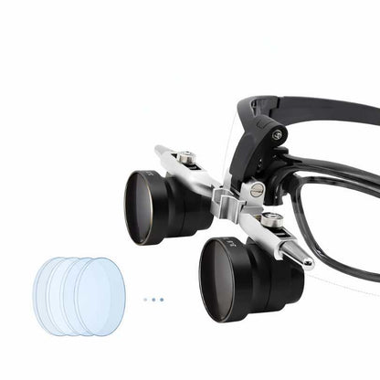 Lupe T1 mit Interpupillarabstand-Einstellung und Stirnlampe