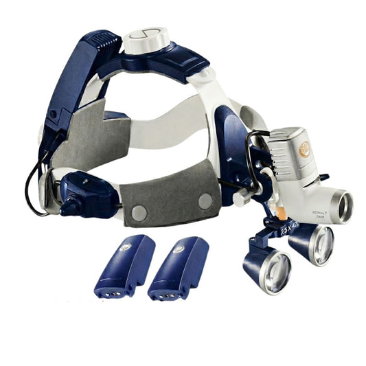 Pro Max-Lupe mit 2,5x- oder 3,5x-Linse und 80.000-Lumen-Stirnlampe