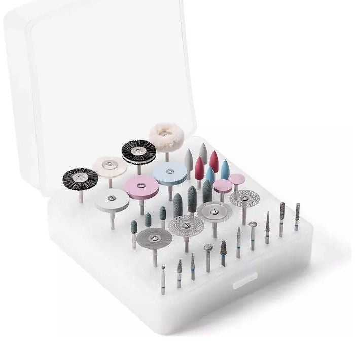Polier- und Finishing-Kit für Prothesen – 38 Teile