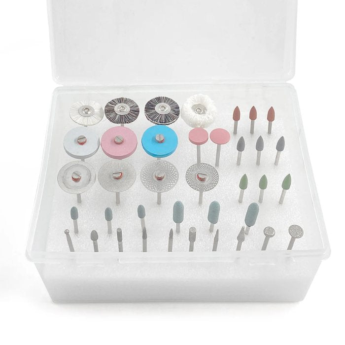 Polier- und Finishing-Kit für Prothesen – 38 Teile
