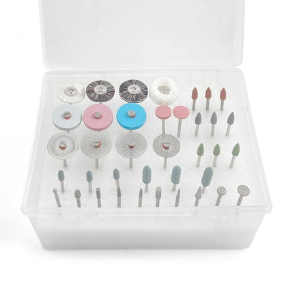 Polier- und Finishing-Kit für Prothesen – 38 Teile