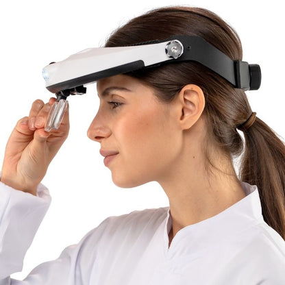 Z1 Lupe mit 5 verschiedenen Vergrößerungen und 2 verstellbaren LEDs