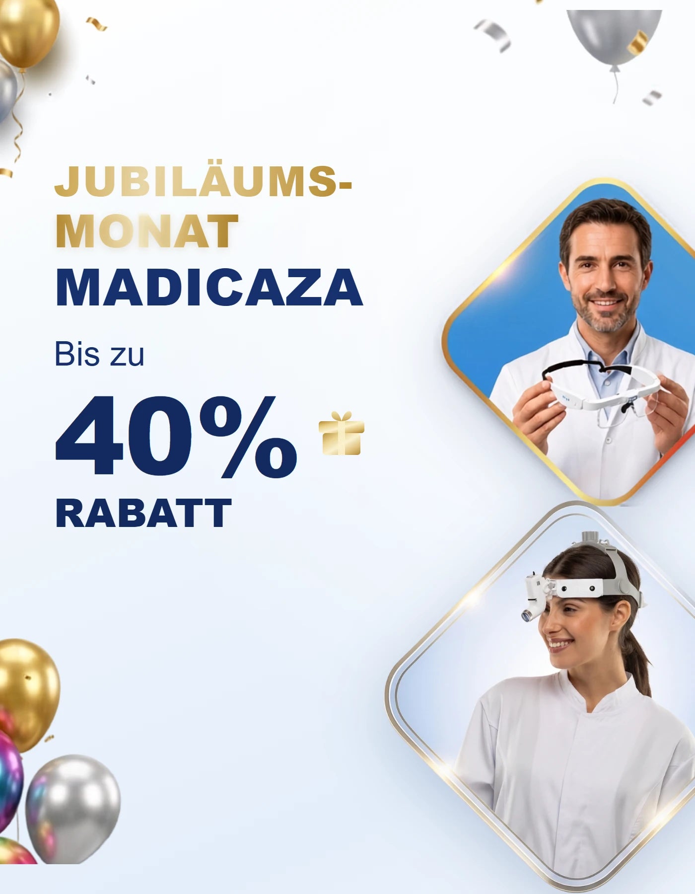 Jubilaeumsmonat Madicaza — Bis zu 40% Rabatt
