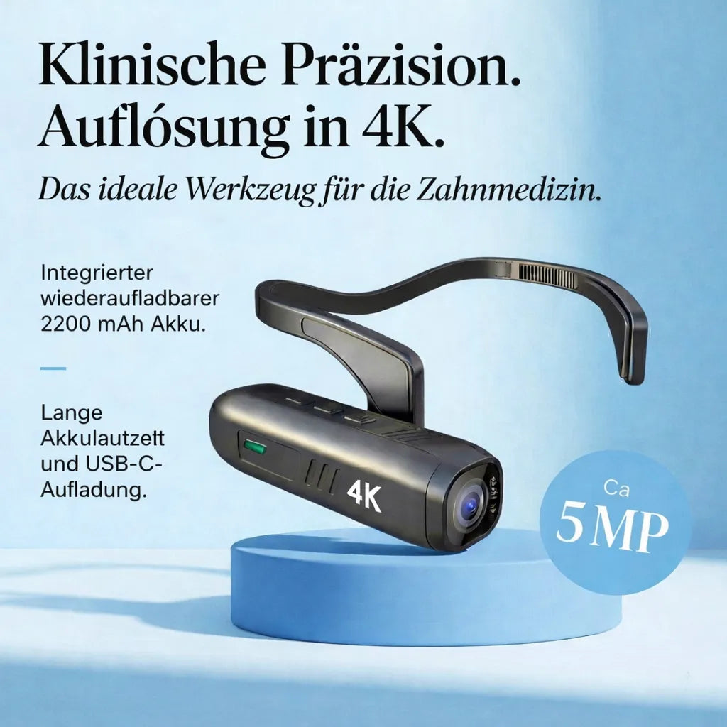 Klinische Präzision, 4K-Auflösung — ideales Werkzeug für die Zahnmedizin