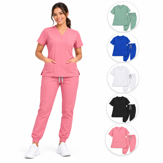 Medizinisches Scrub-Set Slim Damen - Hose + Kasack