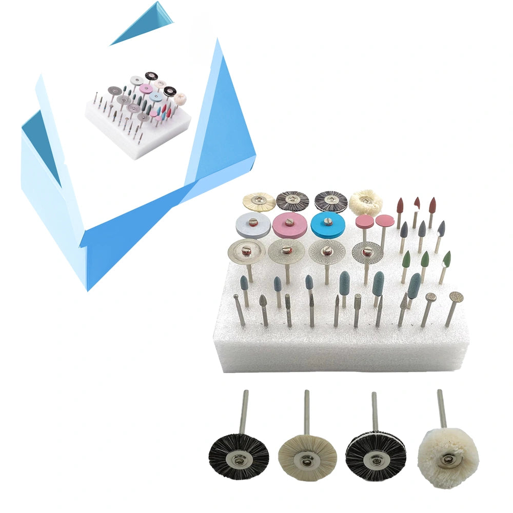 Polier- und Finishing-Kit für Prothesen – 38 Teile